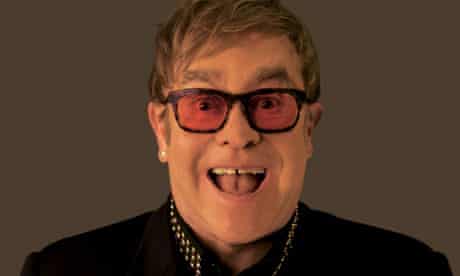 Elton John shoot, portrait