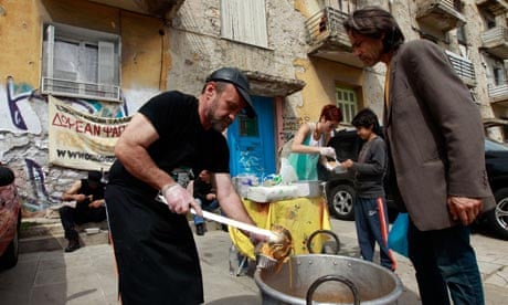 Soup kitchen in Athens, April 2012