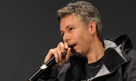 Adam Yauch speaks at the Apple Soho in 2008