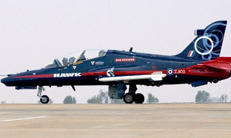 A BAE systems HAWK advanced jet trainer