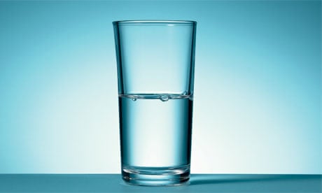 Half-empty glass