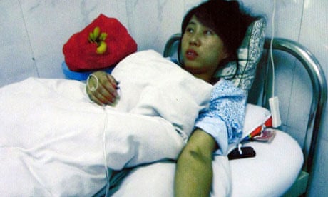 Chinese Son Force Sex - Photograph of woman with aborted foetus sparks fury in China | China | The  Guardian