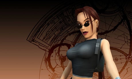 Lara Croft: a pixellated wet dream?