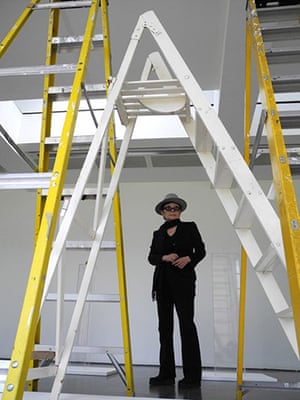 Yoko Ono: Yoko Ono installation shot at the Serpentine gallery