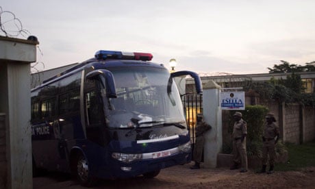 Ugandan police leave after raiding a gay rights workshop