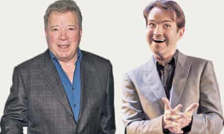 Did someone say sorry? William Shatner and Jimmy Carr.