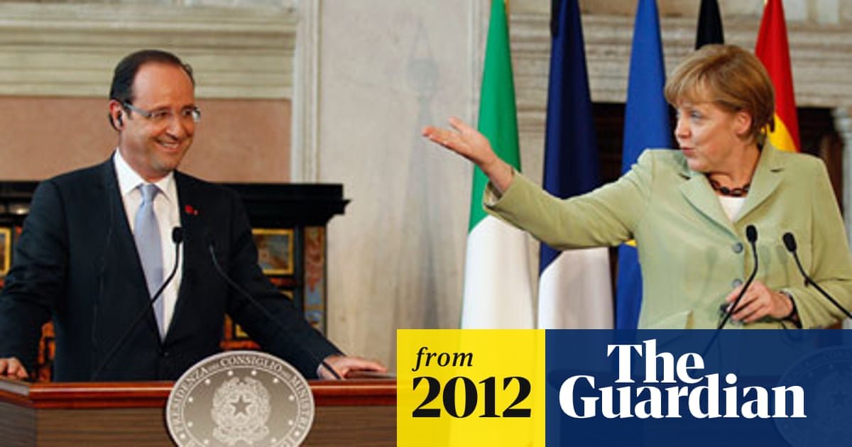 Francois Hollande And Angela Merkel Meet In Paris With High Stakes At Play Eurozone Crisis The Guardian