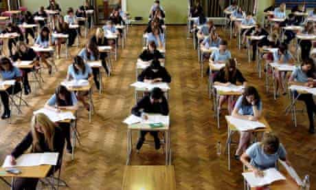 Students sit exams