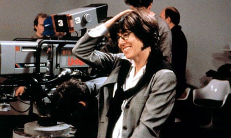 Nora Ephron on set in 2000