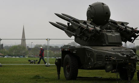 Olympics missile air defence systems