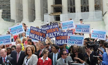 US supreme court surprises with decision to uphold healthcare reform