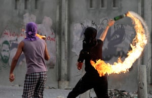 24 hours in pictures: Anti-government protesters in Bahrain