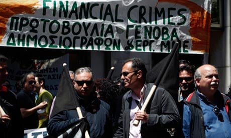 Greek journalists on strike
