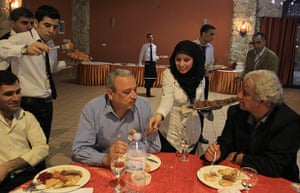 Gaza life: apprentice waitress