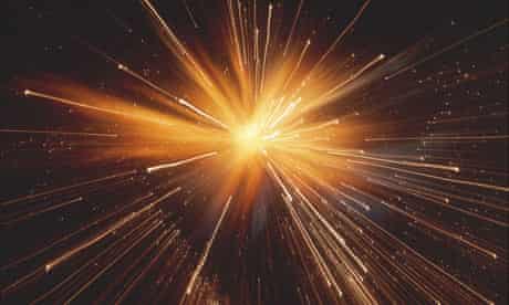 An artist's impression of the big bang