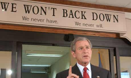 President Bush at NSA headquarters 2002