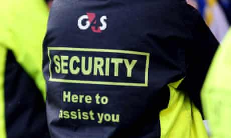 G4S security staff