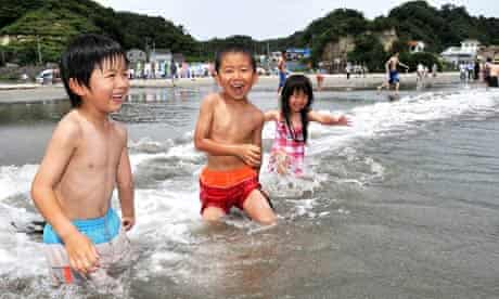 Nakoso beach, Fukushima reopens