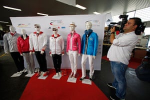 Olympic kit designs: Sport kits designed for the German team is filmed in Mainz 