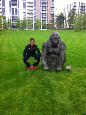 Athletes twitter pix: Tom Daley in the Olympic village