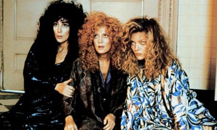 Still from the film adaptation of John Updike's The Witches of Eastwick