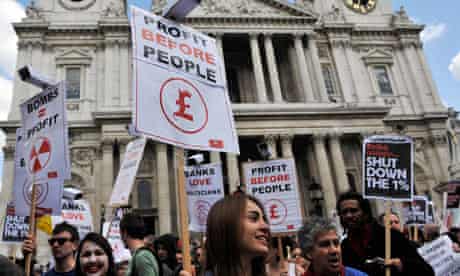 Occupy London Protests at St.Paul's to Mark First Annniversary   