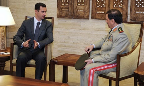  Bashar al-Assad meets General Fahad Jassim al-Freij