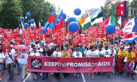 Aids rally
