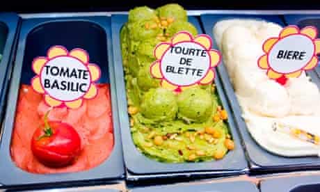 Unusual ice-cream flavours