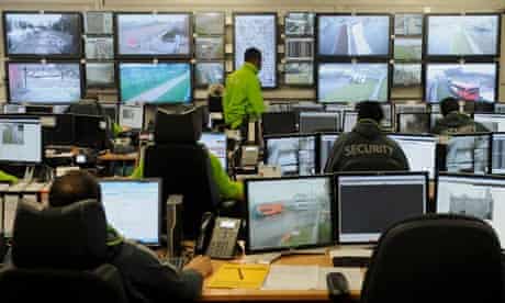 Olympics security control room