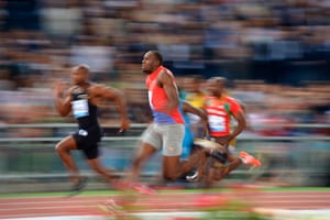 Usain Bolt: Jamaica's Usain Bolt runs to win the 100m