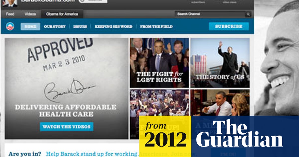 Obama passes YouTube milestone as online videos remake campaigning | Barack  Obama | The Guardian