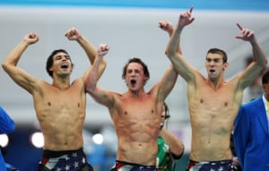 phelps gallery: Ricky Berens, Ryan Lochte and Michael Phelps 