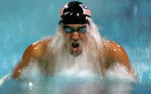 champion swimmer: Michael Phelps wins in the men's swimming 200m individual medley