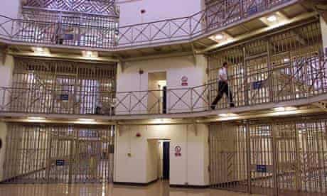 A prison officer inside HMP Manchester