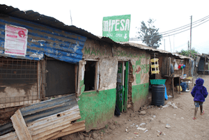 An M-PESA store