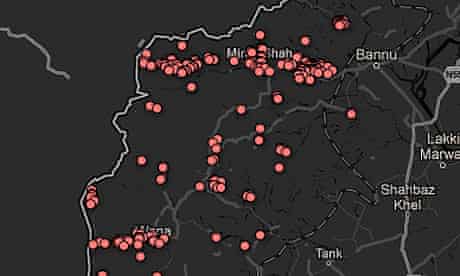 Drone strikes interactive map