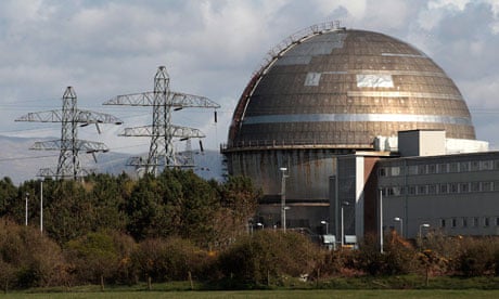 Sellafield nuclear reprocessing site near Seascale in Cumbria, England