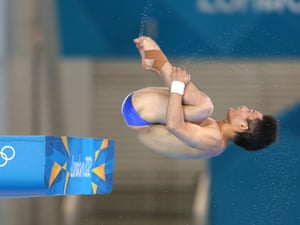 Chinese diver Qiu Bo is the favourite to win tonight's competition