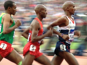 But Mo Farah worked his way up the field