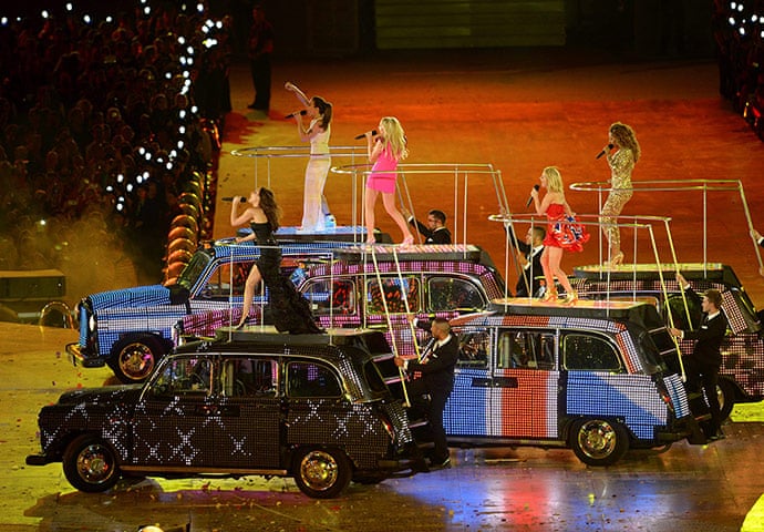 Spice Girls at London 2012 Olympics closing ceremony - in pictures | Spice Girls | The Guardian