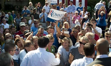 Mitt Romney supporters in Florida