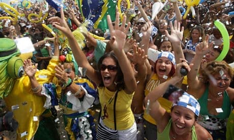 Brazilians celebrate