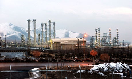 The heavy water reactor at Arak, Iran