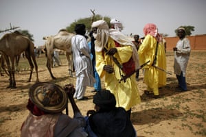Livestock market: Niger Nomads Herdsmen, Tuareg and Peul 