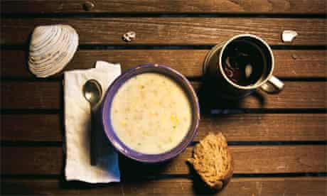 Food as art: Moby Dick clam chowder