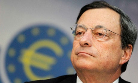 ECB president Mario Draghi 