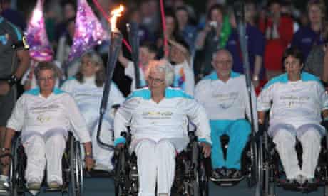 Paralympic torch bearers