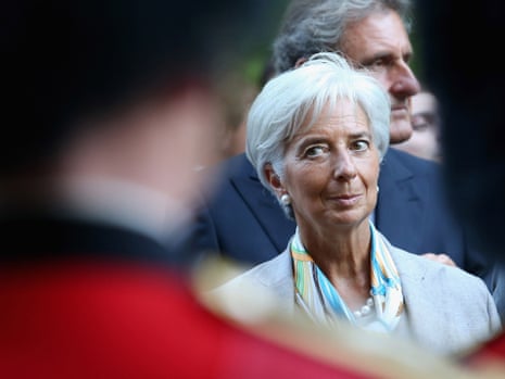 Head of the International Monetary Fund Christine Lagarde in London last week.