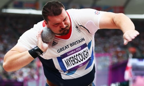 Carl Myerscough of Great Britain competes in the Men's Shot Put qualification in Olympic Stadium. Picture: Michael Steele/Getty Images
